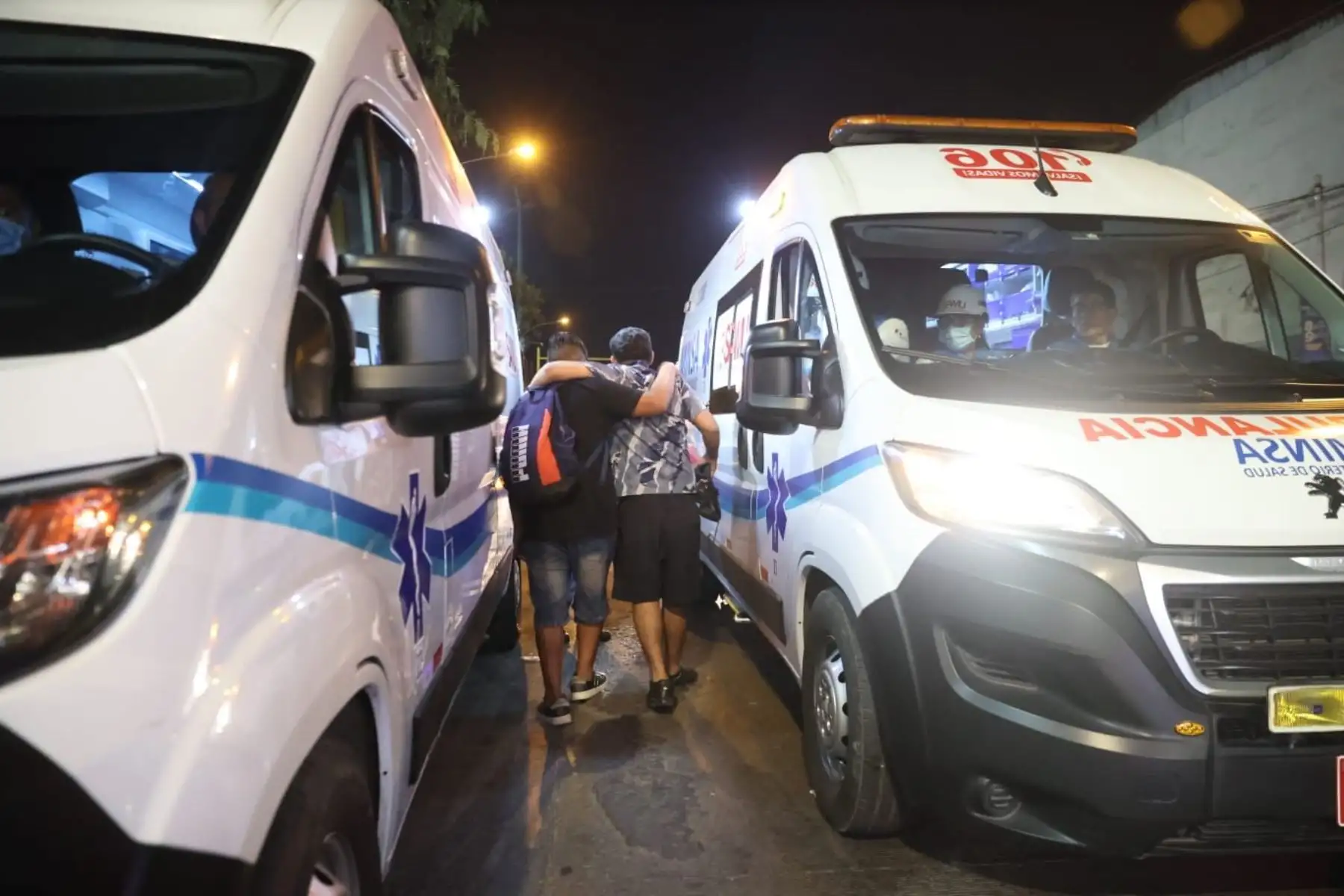 Fueron 60 las personas que se reportaron lesionadas o heridas. Foto: ANDINA/Melina Mejía.