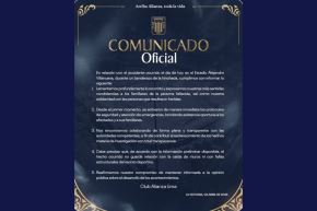 Comunicado de Alianza Lima en torno a los hechos en el estadio de Matute. Imagen: Alianza Lima/X.