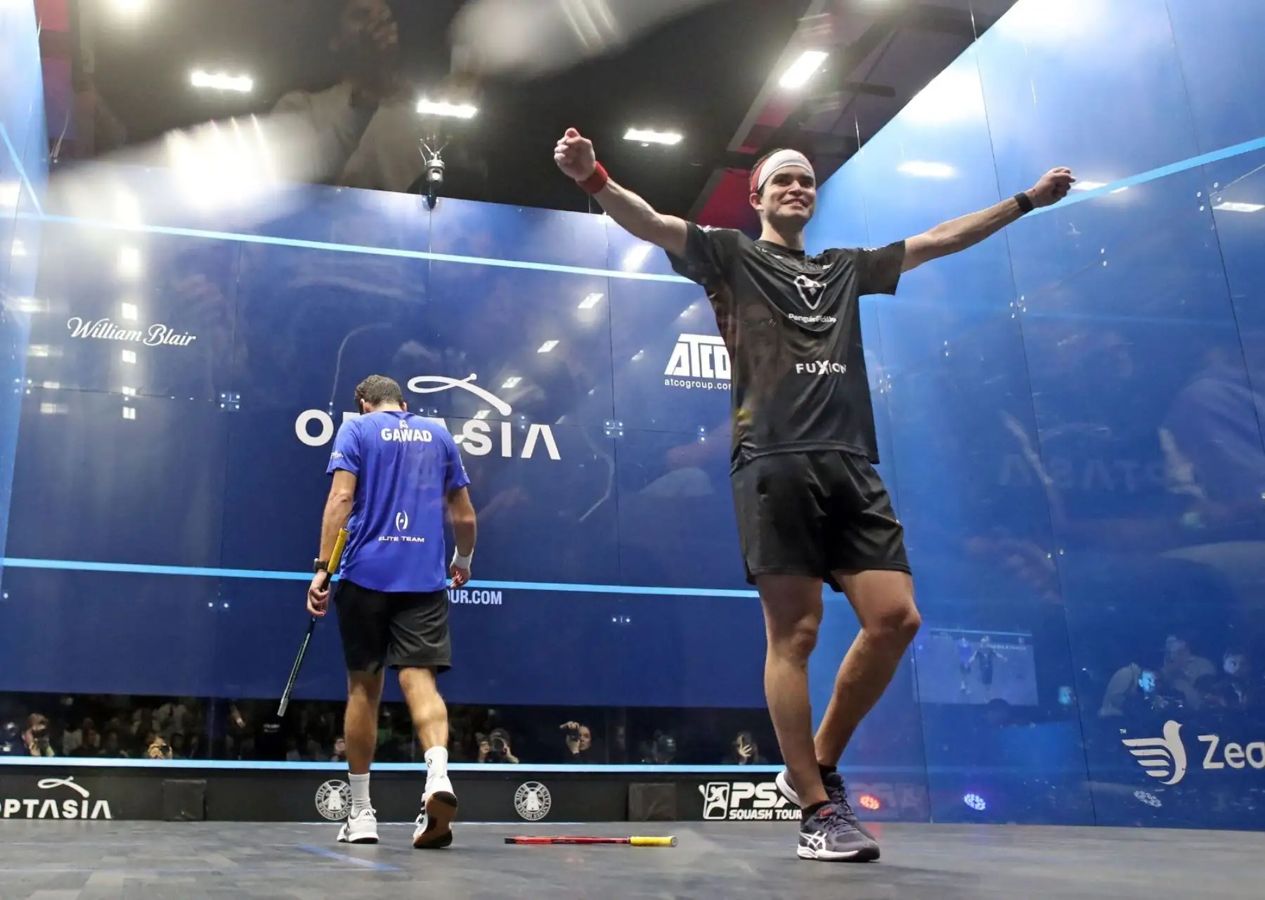 Diego Elías debuta con victoria en el Gouna Interanational Squash 2026 en Egipto