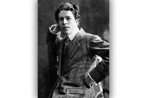 Retrato del escritor José Gálvez en su juventud. Fue colaborador habitual de "Variedades".