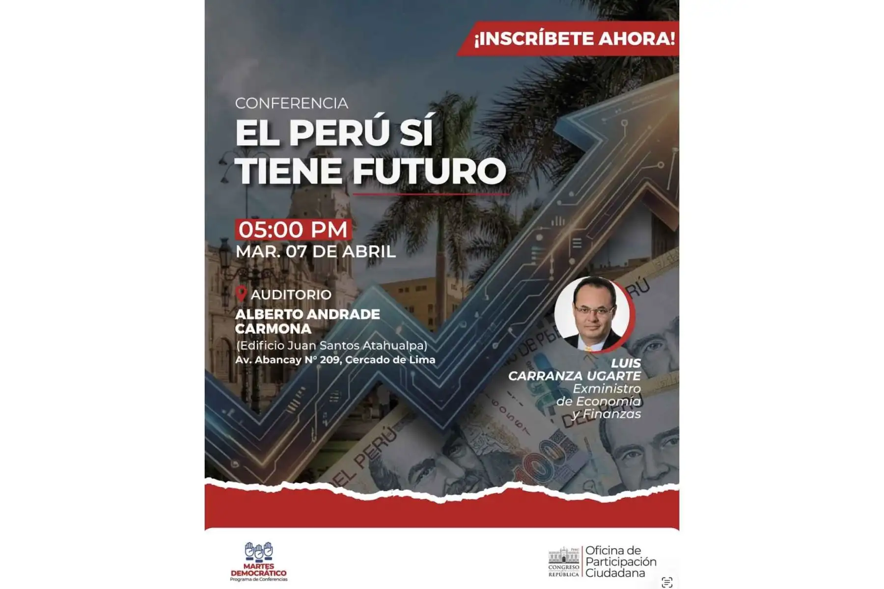 ‘El Perú Sí Tiene Futuro’: presentan libro del exministro de Economía Luis Carranza