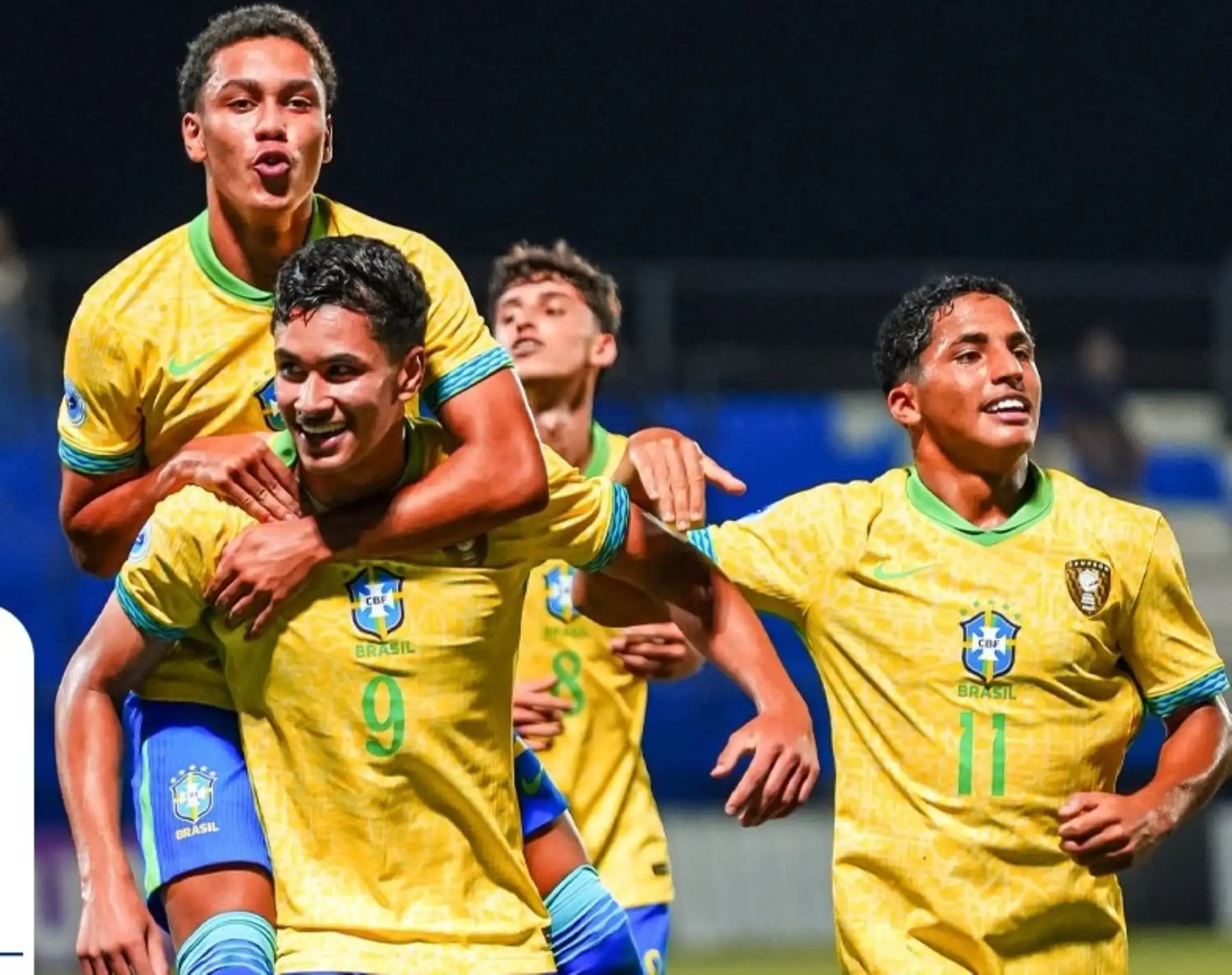 Selección peruana fue goleada  4-1 por Brasil en el Sudamericano Sub-17