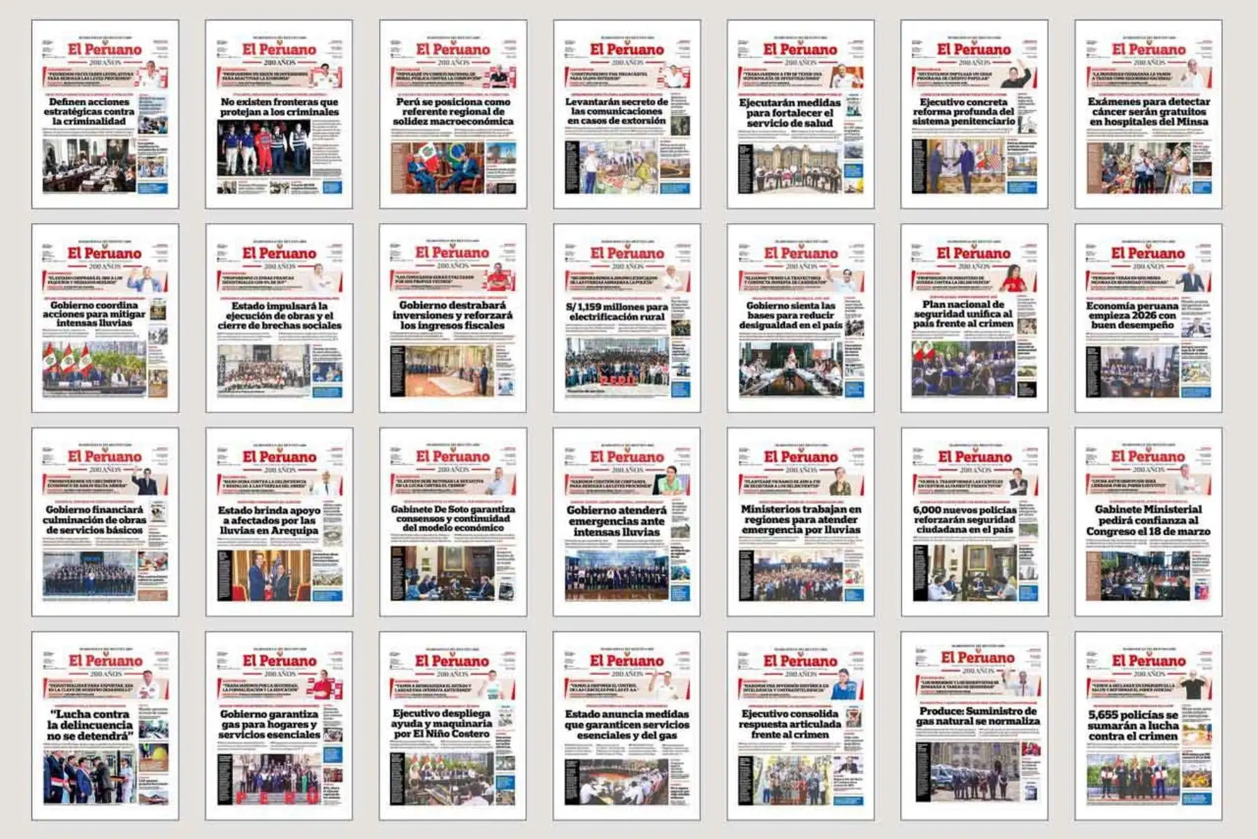 Veintinueve candidatos presidenciales brindaron entrevistas a Andina y El Peruano