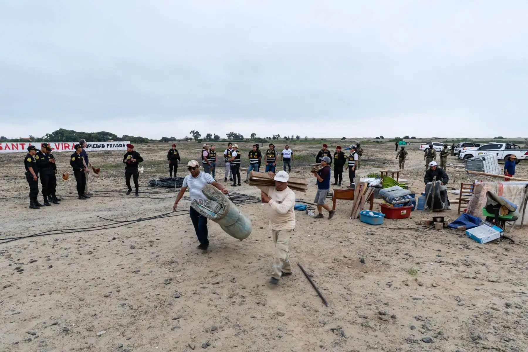 Trujillo: recuperan área invadida en la zona intangible de Chan Chan