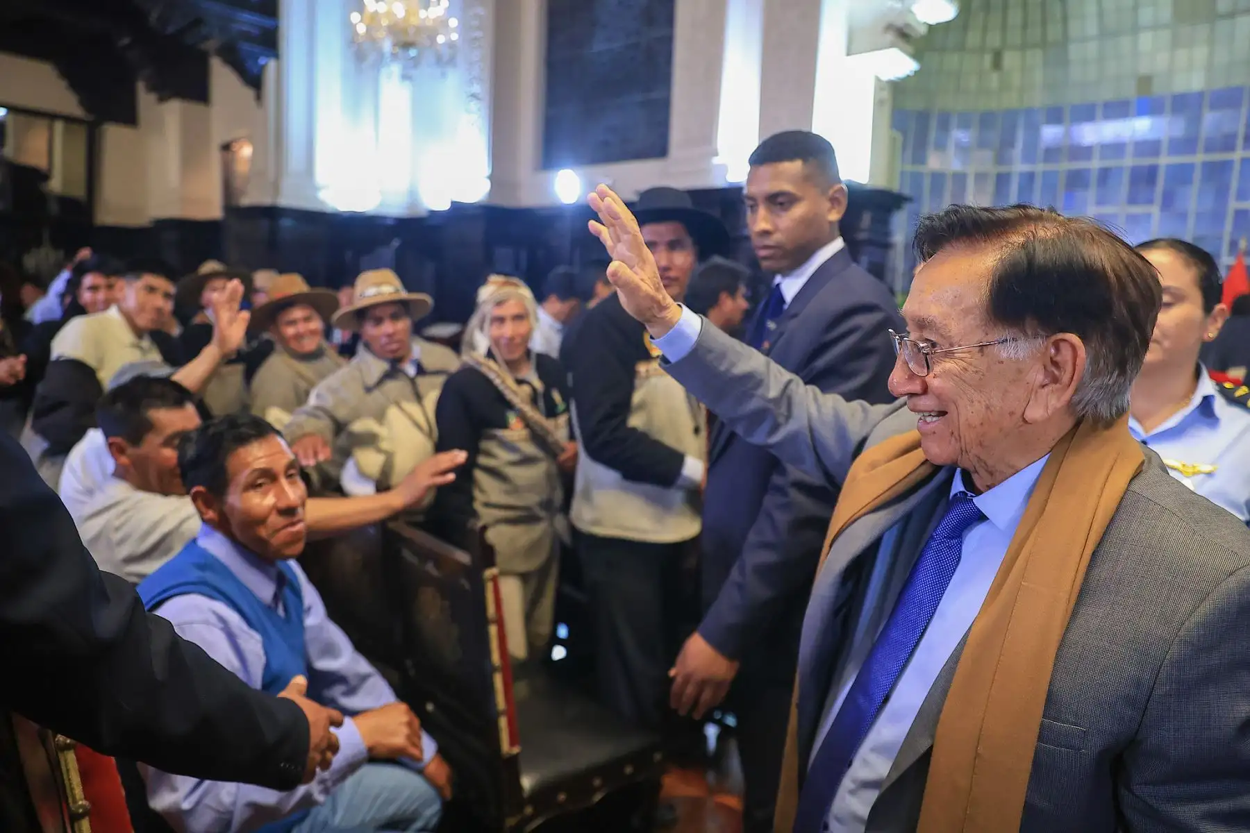 Presidente José María Balcázar recibió al alcalde provincial de Carabaya y a los alcaldes distritales de Ayapata, Corani y Crucero, de la región Puno. Foto: ANDINA/Prensa Presidencia