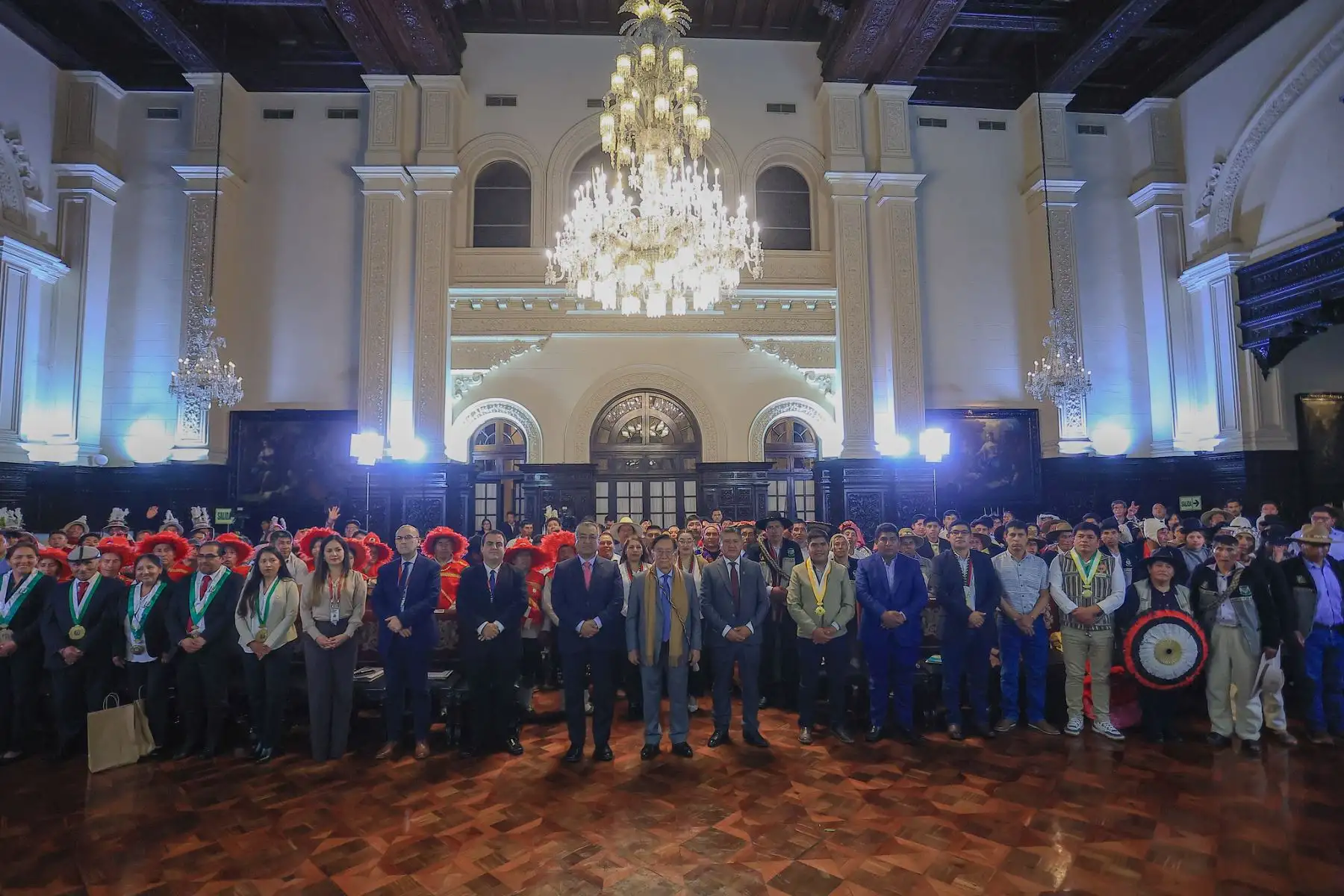 Presidente José María Balcázar recibió al alcalde provincial de Carabaya y a los alcaldes distritales de Ayapata, Corani y Crucero, de la región Puno. Foto: ANDINA/Prensa Presidencia
