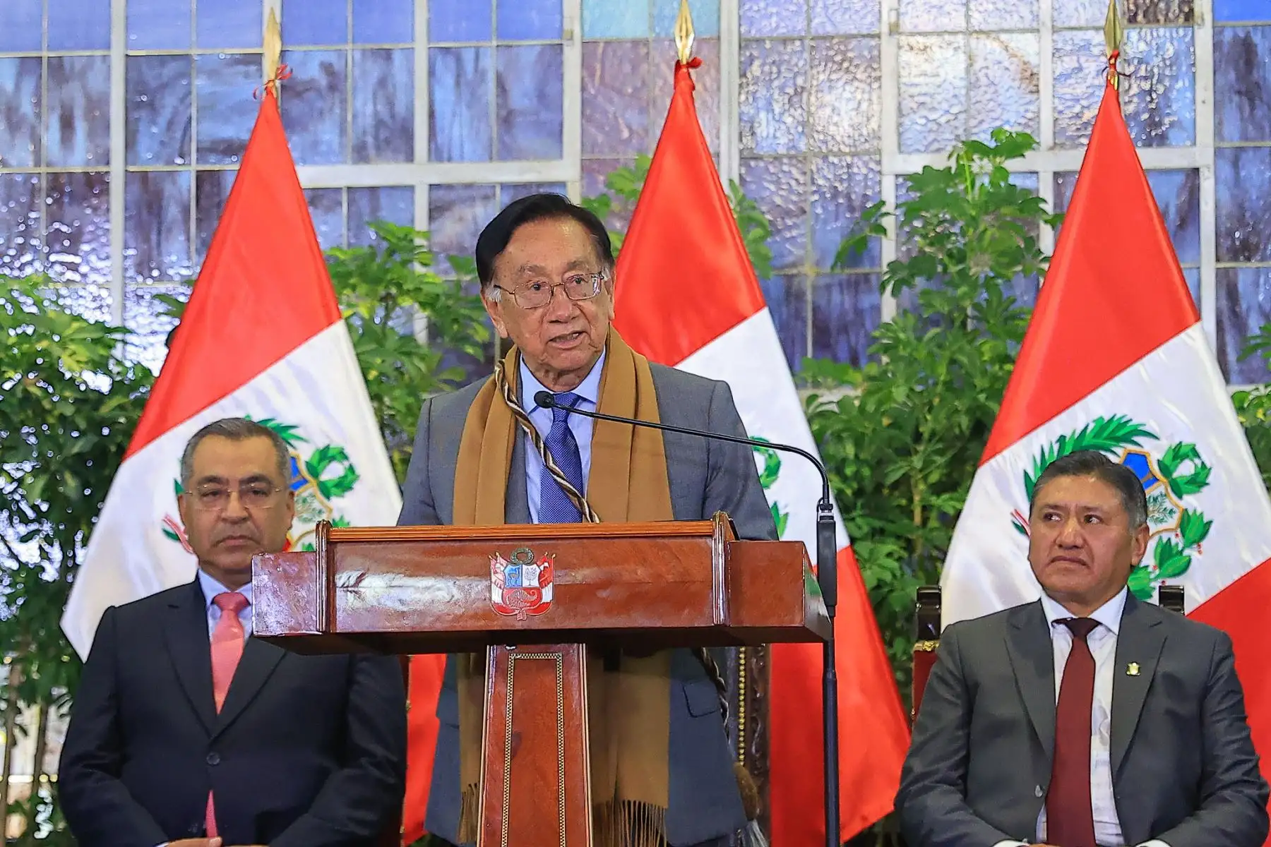 Presidente José María Balcázar recibió al alcalde provincial de Carabaya y a los alcaldes distritales de Ayapata, Corani y Crucero, de la región Puno. Foto: ANDINA/Prensa Presidencia