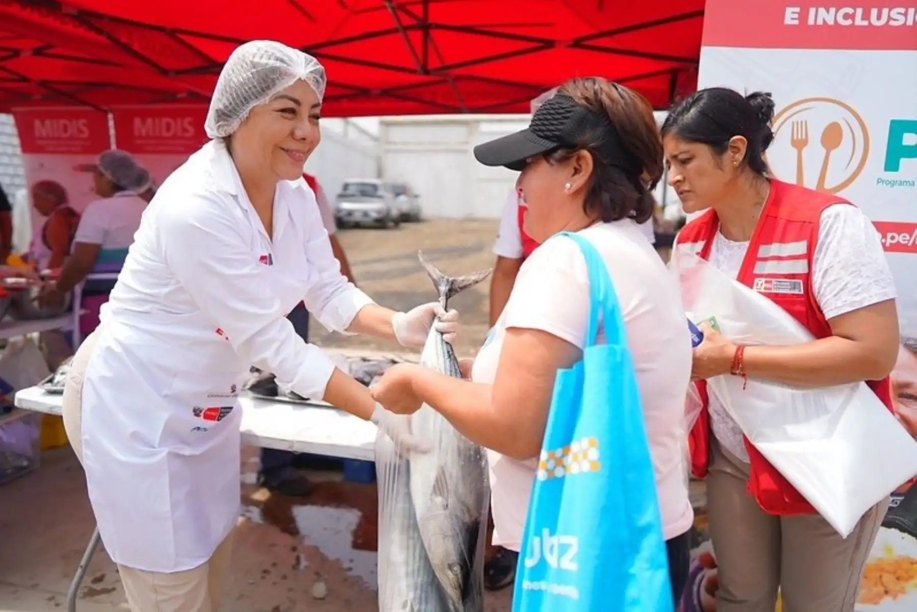 Puente Piedra: comedores y ollas comunes reciben cuatro toneladas de pescado