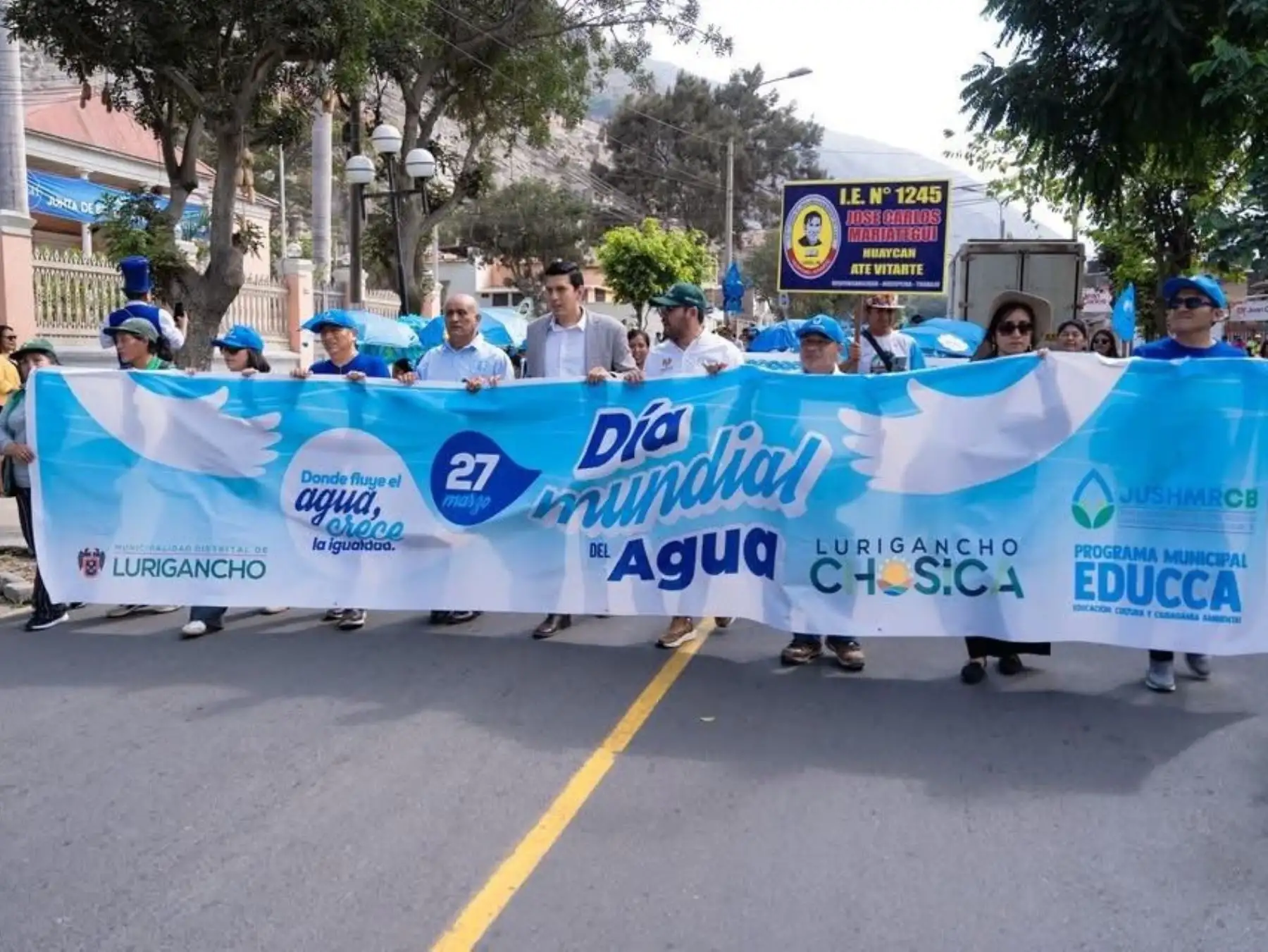 Junta de Usuarios Rímac cerró marzo con masiva jornada por Día Mundial del Agua
