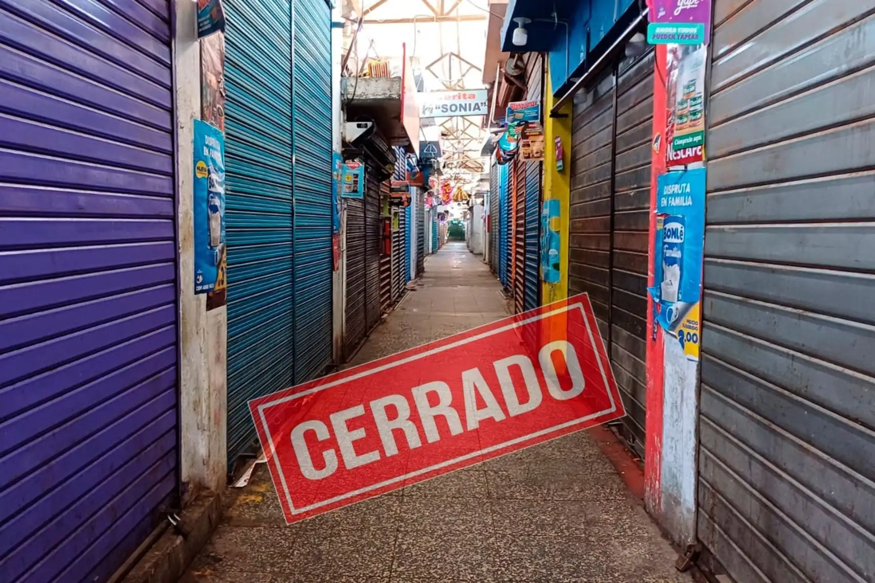 Trujillo: cerrarán mercado zonal Palermo y su anexo por labores de limpieza y desinfección