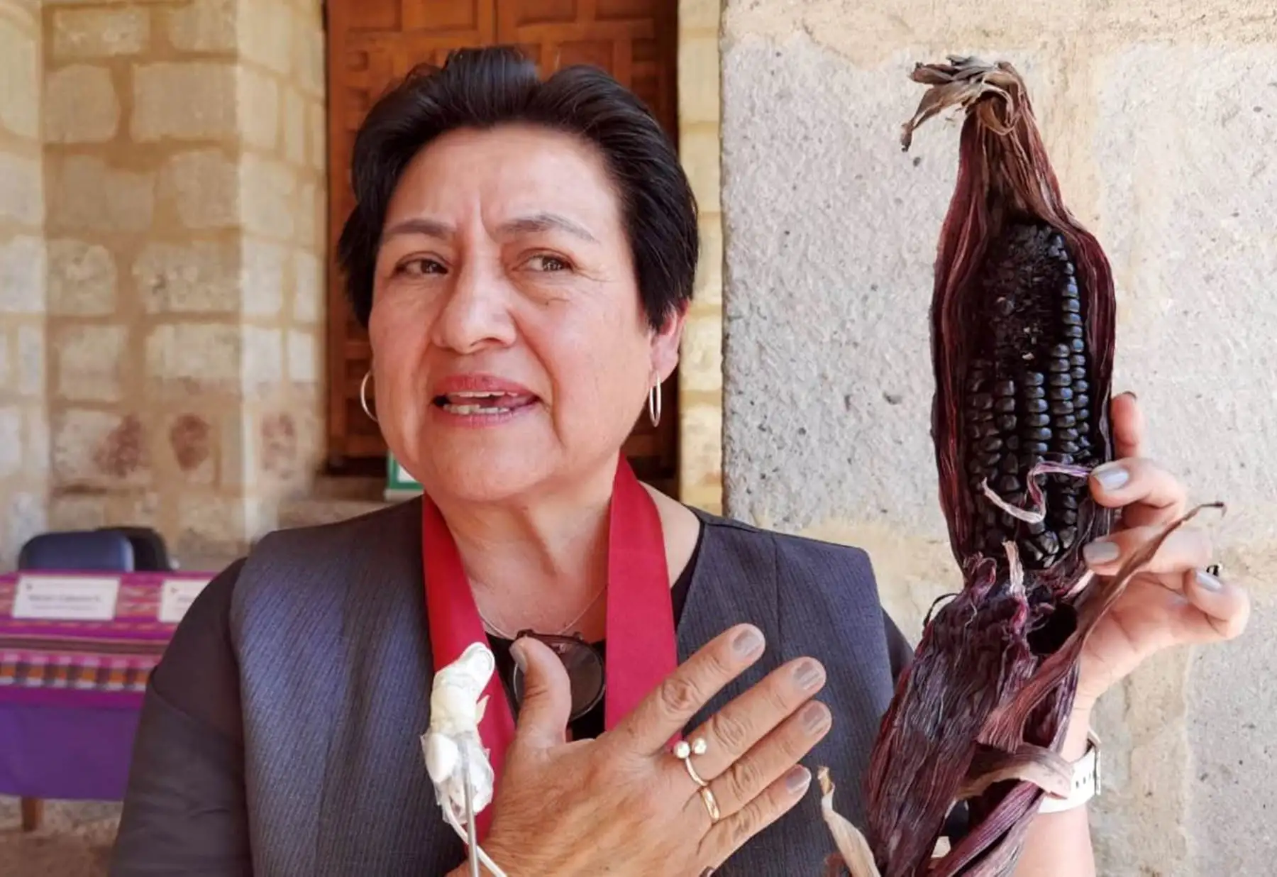 Cajamarca: colegio llevará nombre de Alicia Medina, la descubridora del supermaíz morado