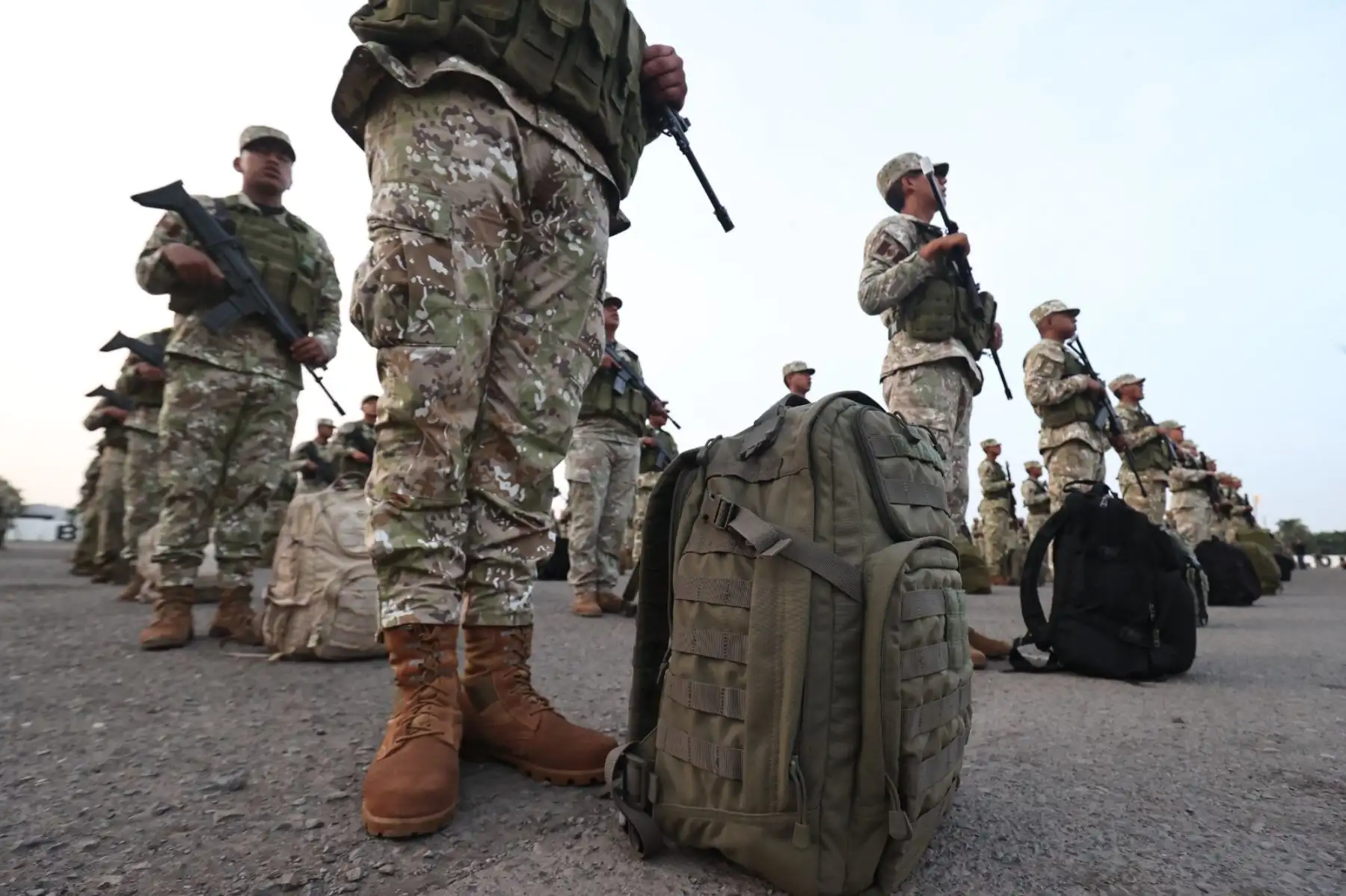 Más de 45 mil efectivos resguardarán el 100% de los locales de votación en todo el país, lo cual representa esfuerzo nacional de gran magnitud.  Foto: ANDINA/ Juan Carlos Guzmán