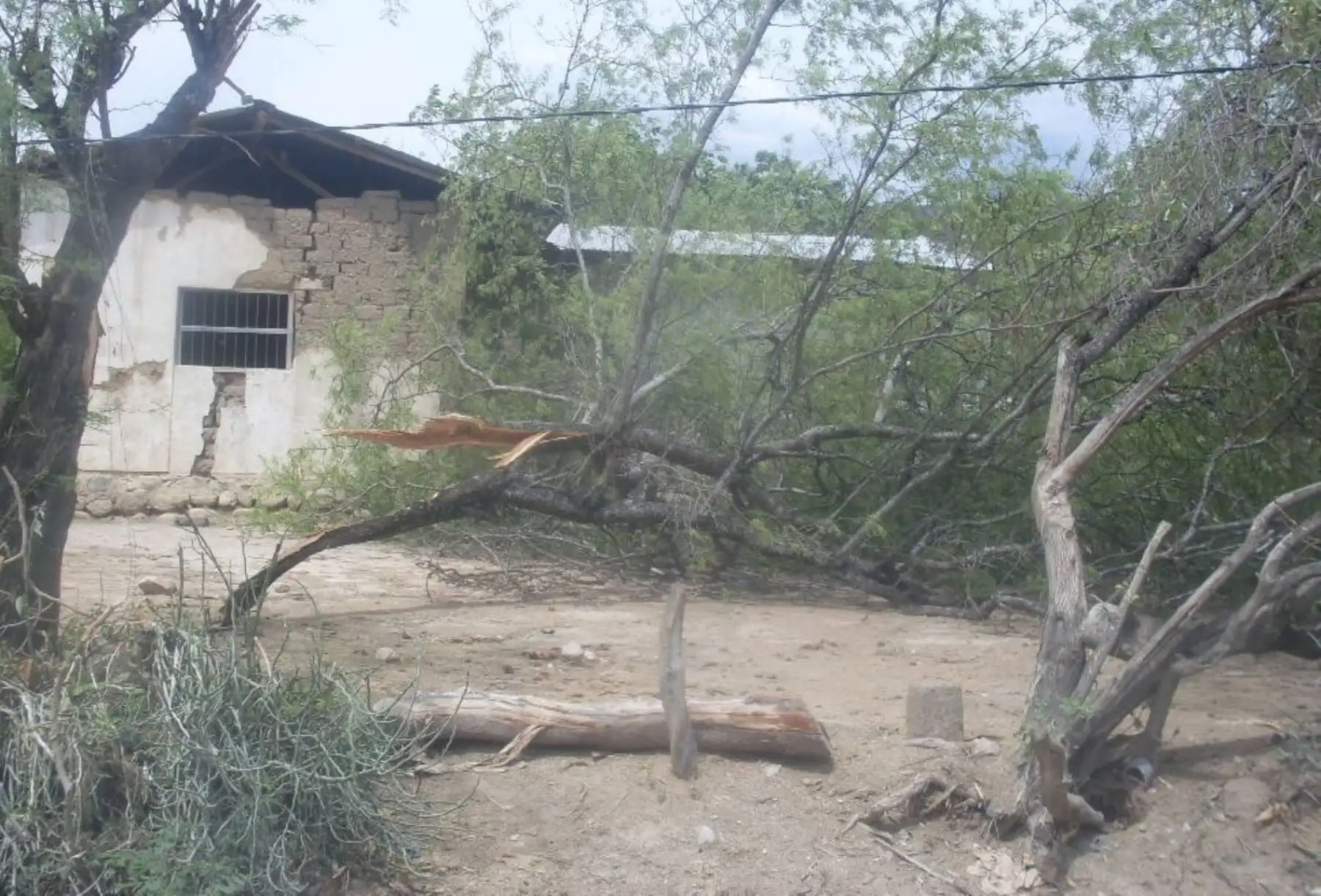 Lambayeque: Vientos fuertes de hasta 58 kilómetros por hora afectan distrito de Incahuasi