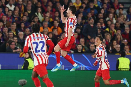 Champions League: Atlético de Madrid vence por 2-0 a Barcelona