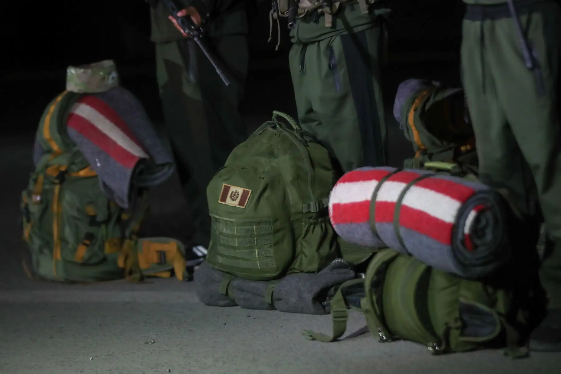 El Comando Conjunto de las Fuerzas Armadas continúa el despliegue de más de 700 efectivos con destino a Tarapoto, región San Martín, como parte de las acciones para garantizar la seguridad de los locales de votación durante las Elecciones Generales 2026.  Foto: ANDINA/Ricardo Cuba