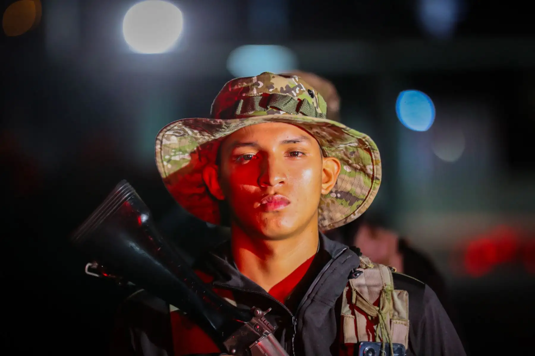 El Comando Conjunto de las Fuerzas Armadas continúa el despliegue de más de 700 efectivos con destino a Tarapoto, región San Martín, como parte de las acciones para garantizar la seguridad de los locales de votación durante las Elecciones Generales 2026.  Foto: ANDINA/Ricardo Cuba