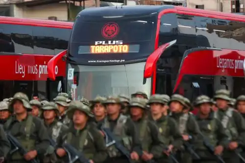 700 efectivos de las Fuerzas Armadas se despliegan a Tarapoto para garantizar la seguridad en las Elecciones Generales 2026