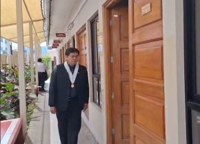 Juez del 1er juzgado de Familia del Módulo Básico de Justicia de Paucarpata, Nolam Talavera Zapana, ordenó la transfusión sanguínea a favor del bebé de apenas 10 días de nacido que se encontraba en grave estado de salud. ANDINA/Difusión