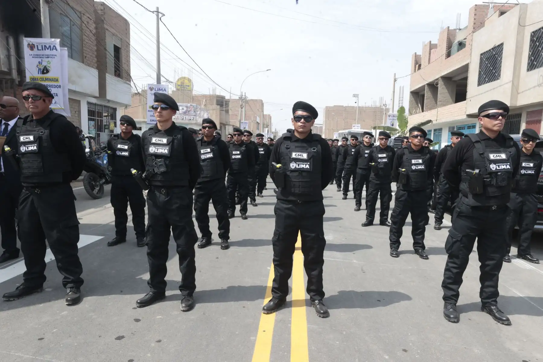 La Municipalidad de Lima entregó el corredor vial seguro en Chuquitanta como parte de las acciones para enfrentar la extorsión y recuperar espacios públicos. Fotos: ANDINA/Vidal Tarqui.