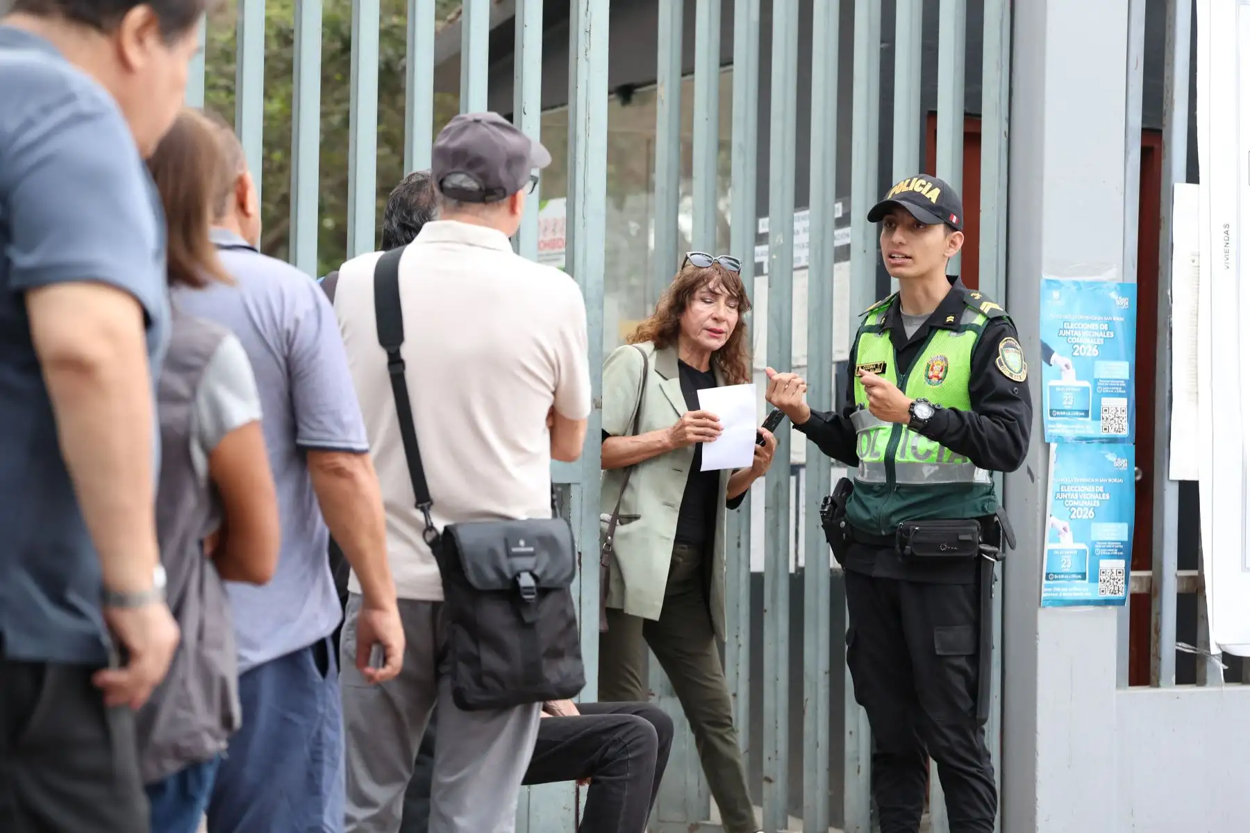 Miembros de la Policía Nacional y las Fuerzas Armadas se encuentran desplazados a lo largo del territorio nacional para brindar seguridad en las elecciones generales 2026. Foto: ANDINA/Arturo Huerta