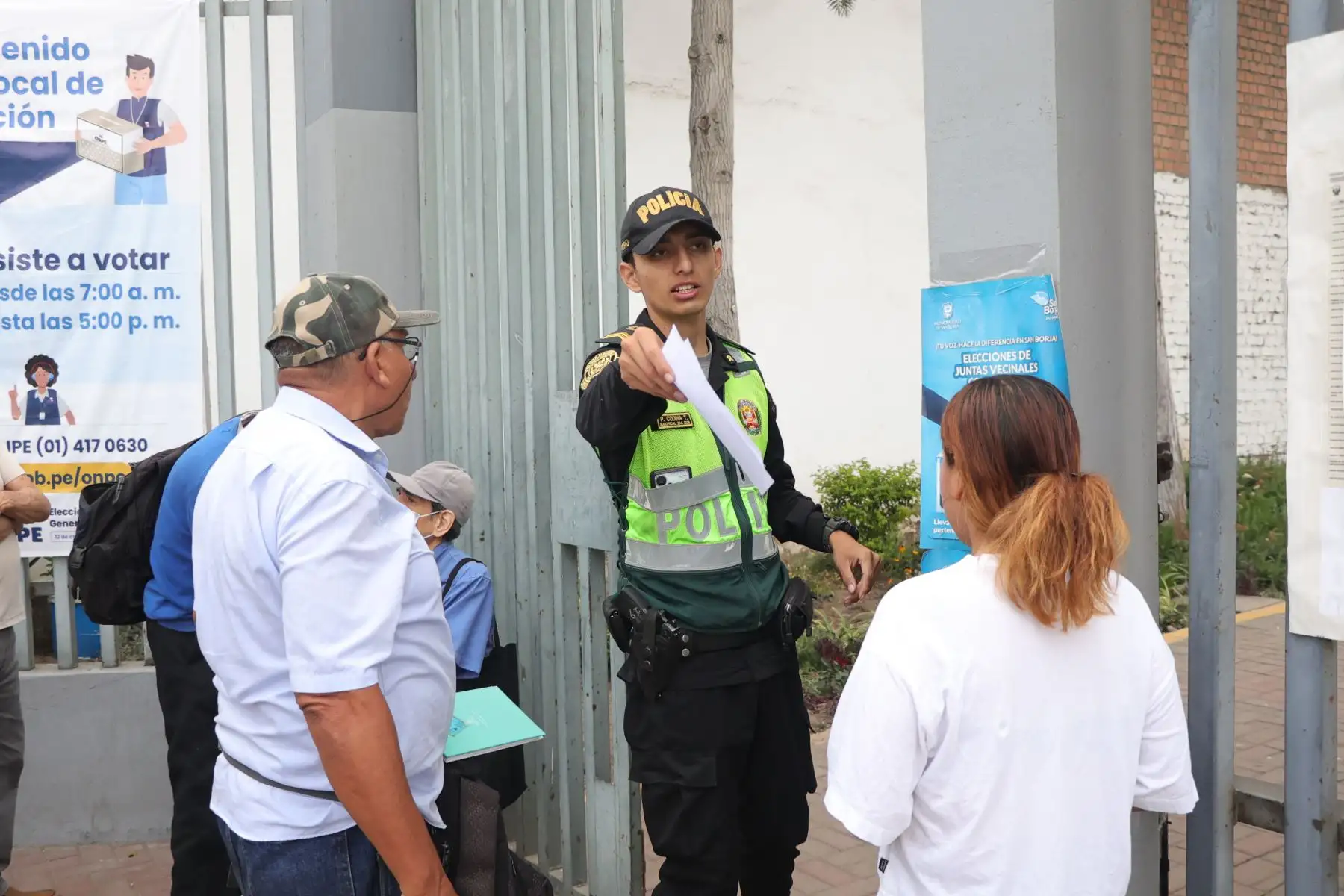 Miembros de la Policía Nacional y las Fuerzas Armadas se encuentran desplazados a lo largo del territorio nacional para brindar seguridad en las elecciones generales 2026. Foto: ANDINA/Arturo Huerta
