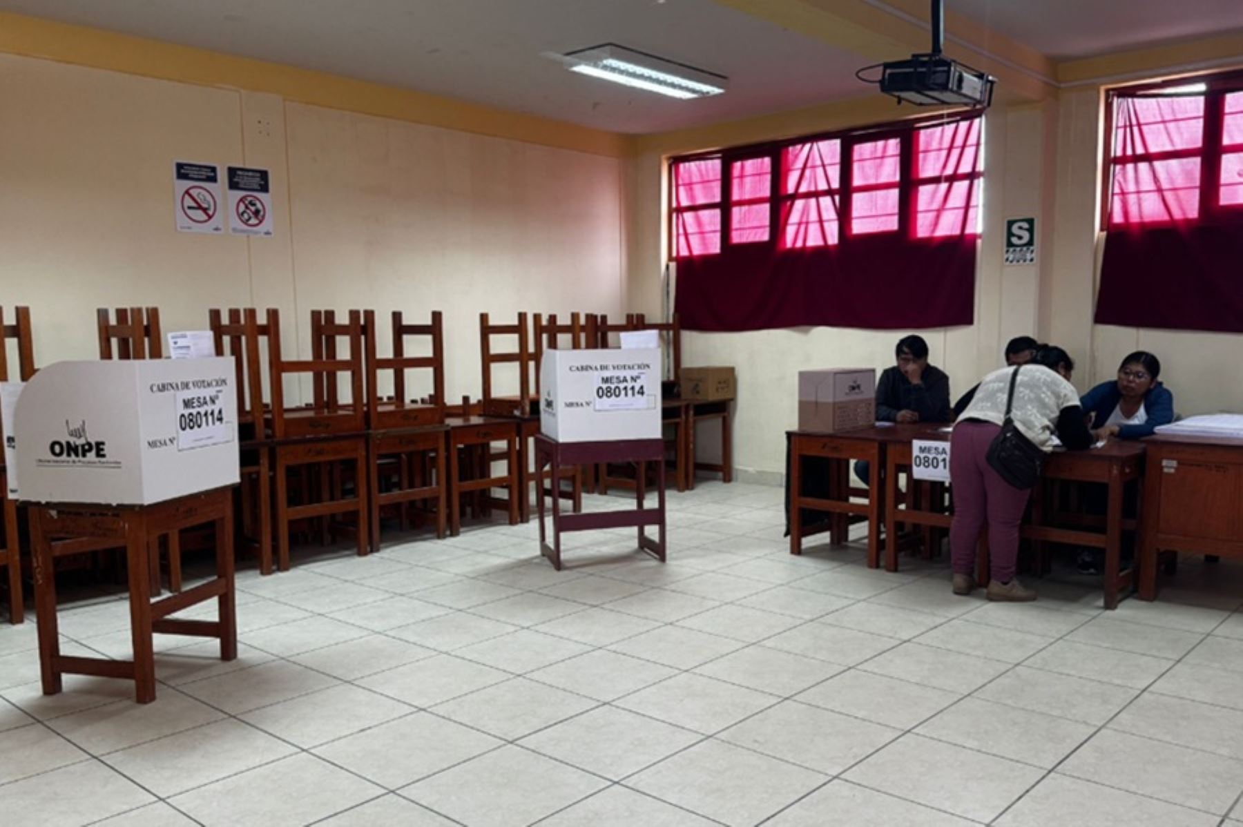 Elecciones 2026: primera mesa de sufragio en Tacna se instaló en colegio Francisco de Zela