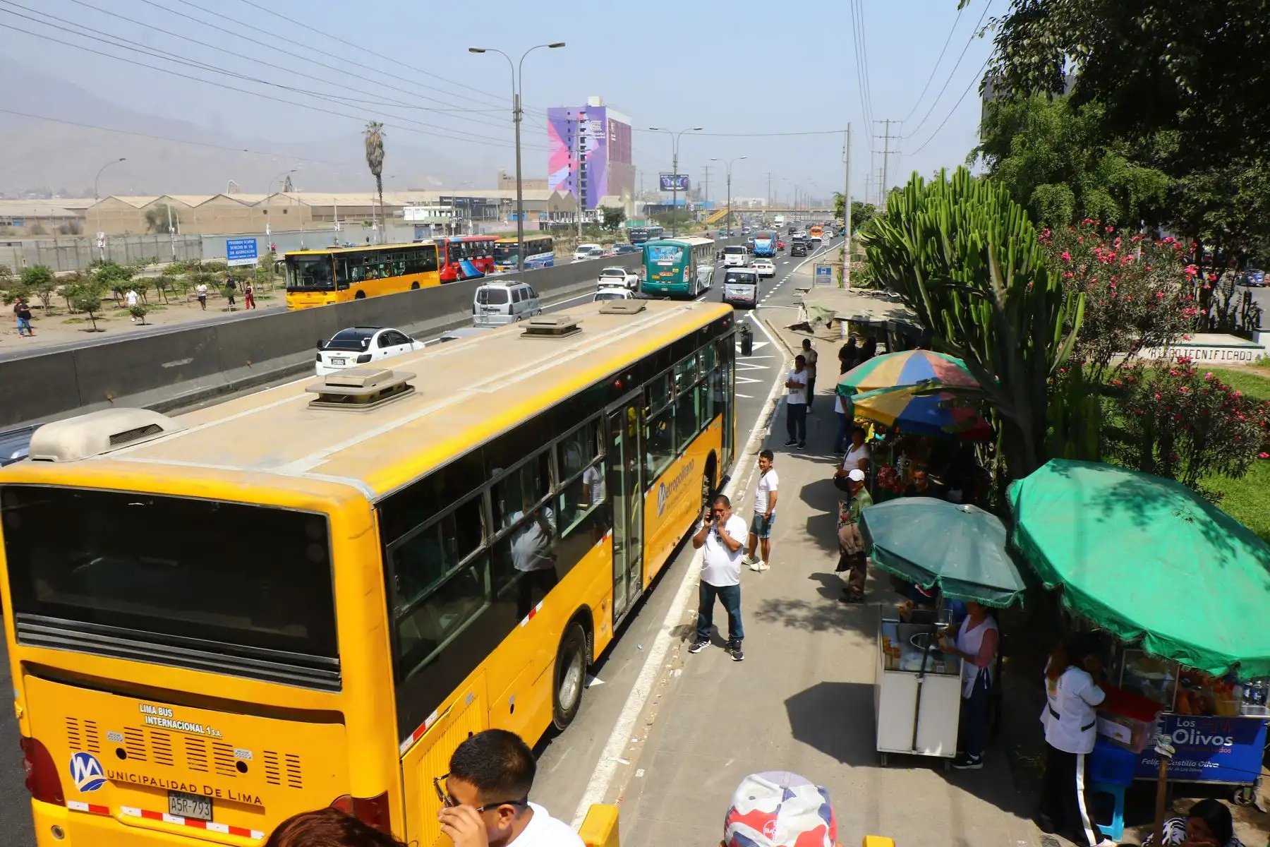 El transporte público en Lima Metropolitana y el Callao opera con el mismo esquema que un día laborable para facilitar el traslado de los ciudadanos a los centros de votación durante las elecciones generales 2026. Foto: ANDINA/Luis Jimenez