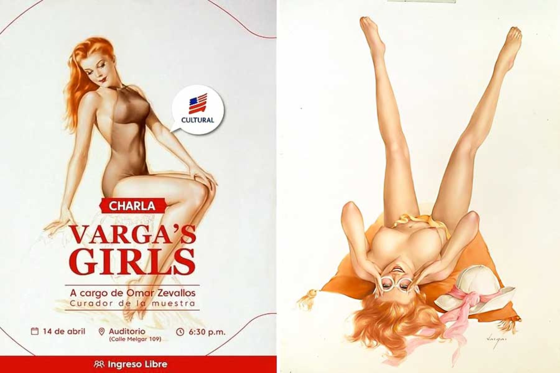 Exposición sobre las “Varga’s Girls”, del ilustrador Alberto Vargas, que formaron parte de la cultura popular del siglo XX. 