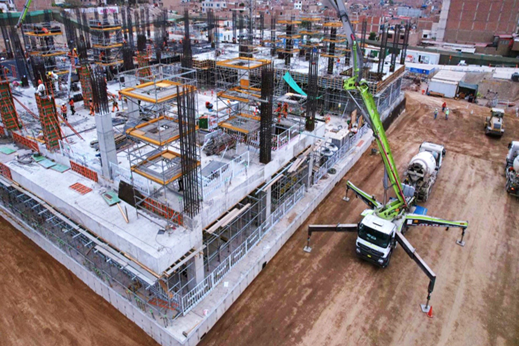 Hospital Papa Francisco de Manchay avanza con moderno sistema antisísmico