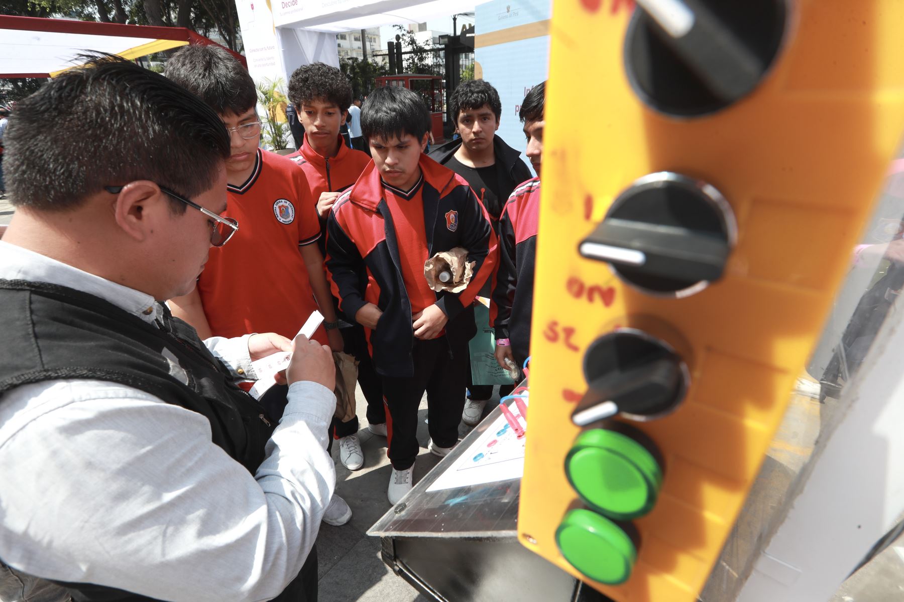Feria FORMATEC Lima 2026 acerca a los jóvenes a a carreras técnicas con alta demanda laboral.
Foto: ANDINA/Verónica Calderón Zúñiga
