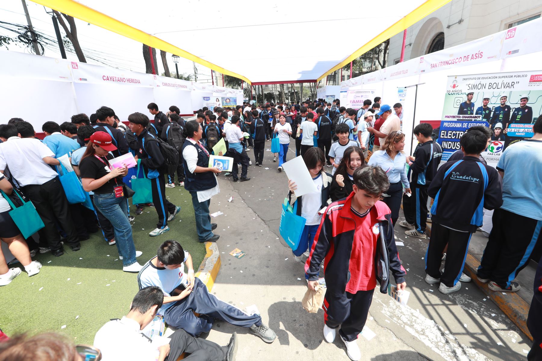 Feria FORMATEC Lima 2026 acerca a los jóvenes a a carreras técnicas con alta demanda laboral.
Foto: ANDINA/Verónica Calderón Zúñiga