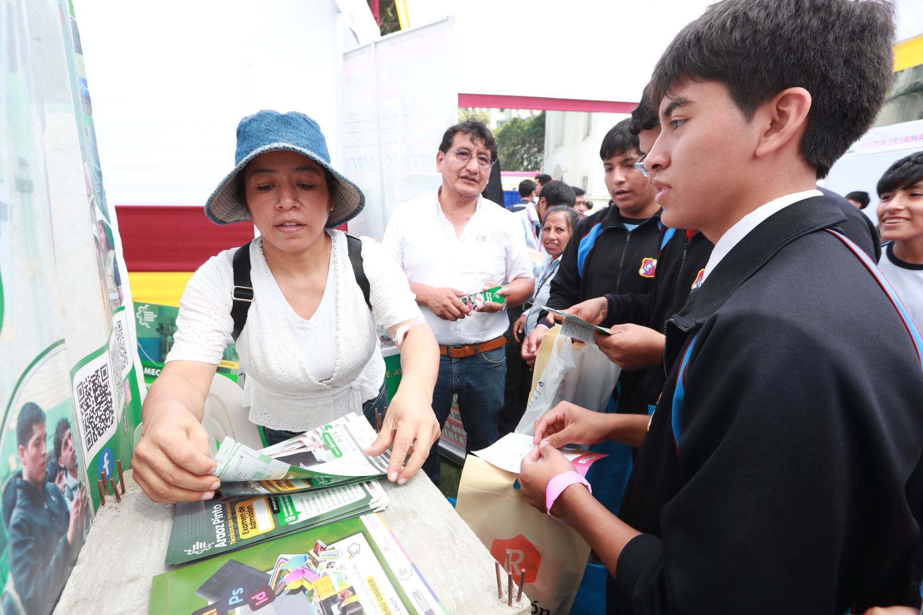 Feria FORMATEC Lima 2026 acerca a los jóvenes a a carreras técnicas con alta demanda laboral.
Foto: ANDINA/Verónica Calderón Zúñiga