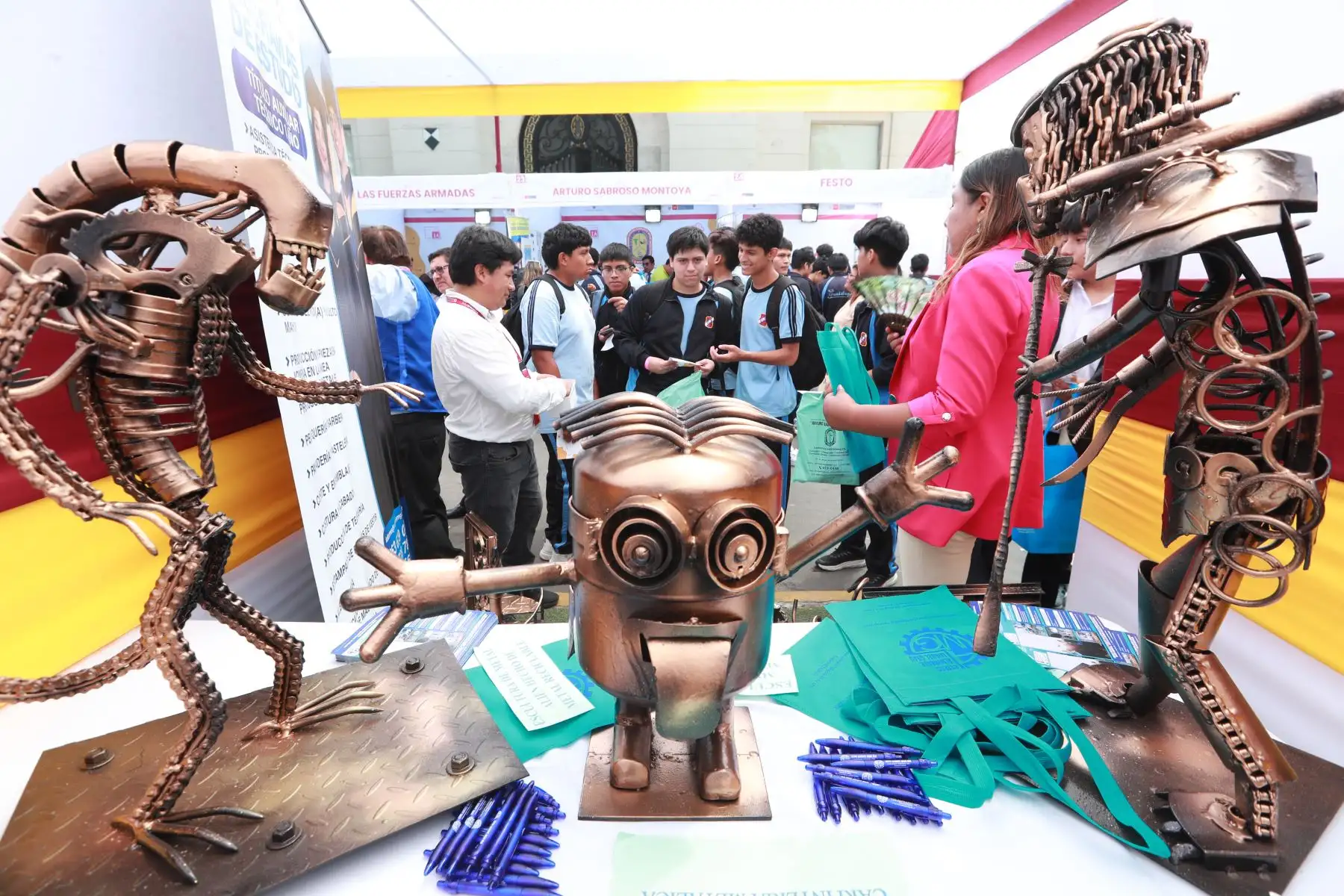 Feria FORMATEC Lima 2026 acerca a los jóvenes a a carreras técnicas con alta demanda laboral.
Foto: ANDINA/Verónica Calderón Zúñiga