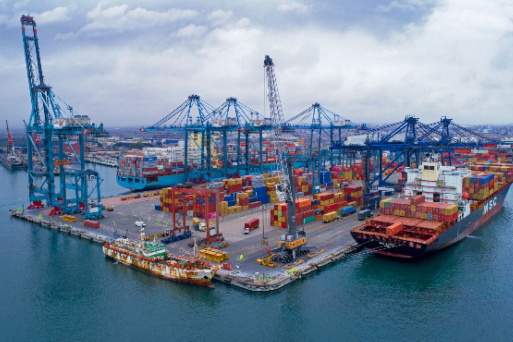 Puertos movilizaron más de 11.8 millones de toneladas en primer bimestre de 2026