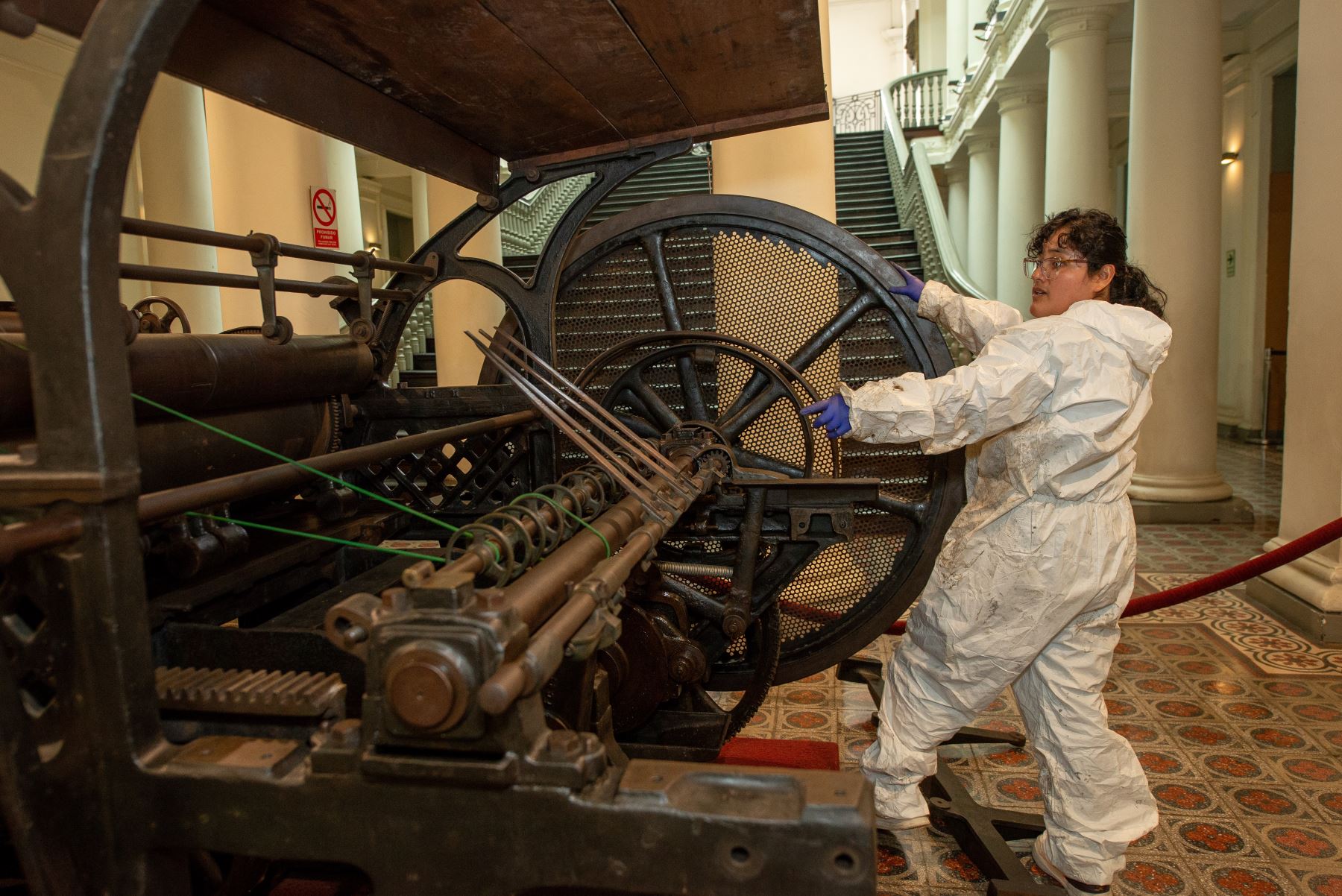 Luego de ser reparada se ha puesto en uso por la Casa de la Literatura Peruana.  Foto: ANDINA/Difusión MINEDU