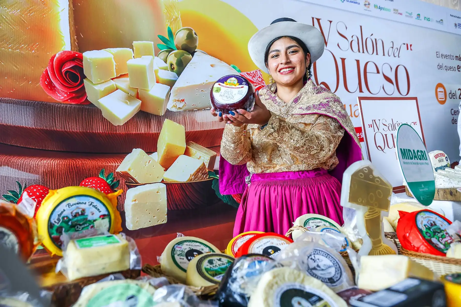 El evento contará con la participación de más de 170 productores y cerca de 200 stands dedicados a la promoción y venta de quesos. Fotos: ANDINA/Difusión.