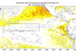 Los últimos boletines oceanográficos confirman que continúan las anomalías en la temperatura del mar peruano, especialmente en el norte, con registros superiores a lo habitual.