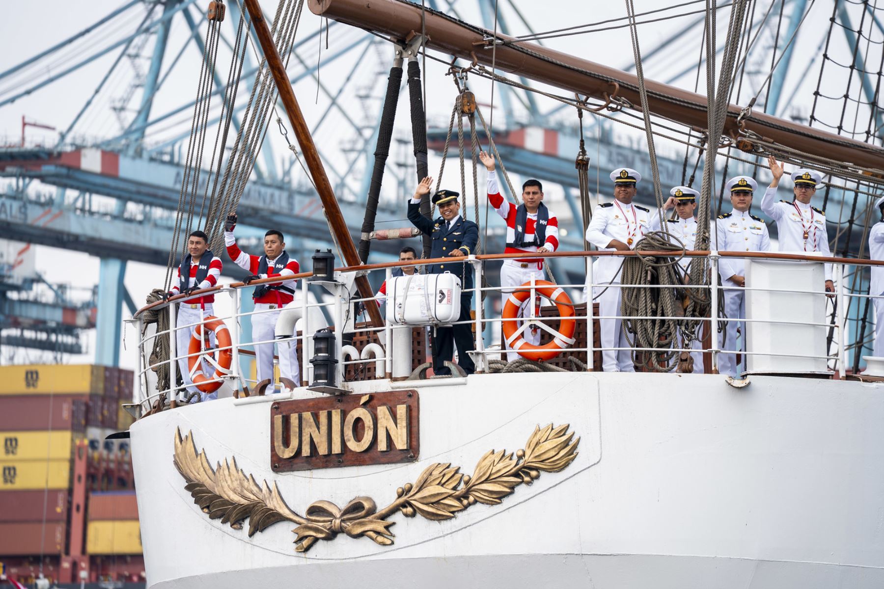 El B.A.P. Unión tiene un rol estratégico como embajada itinerante del Perú y plataforma clave para posicionar la oferta turística y exportable en los principales mercados internacionales. Foto: ANDINA/Difusión MINCETUR