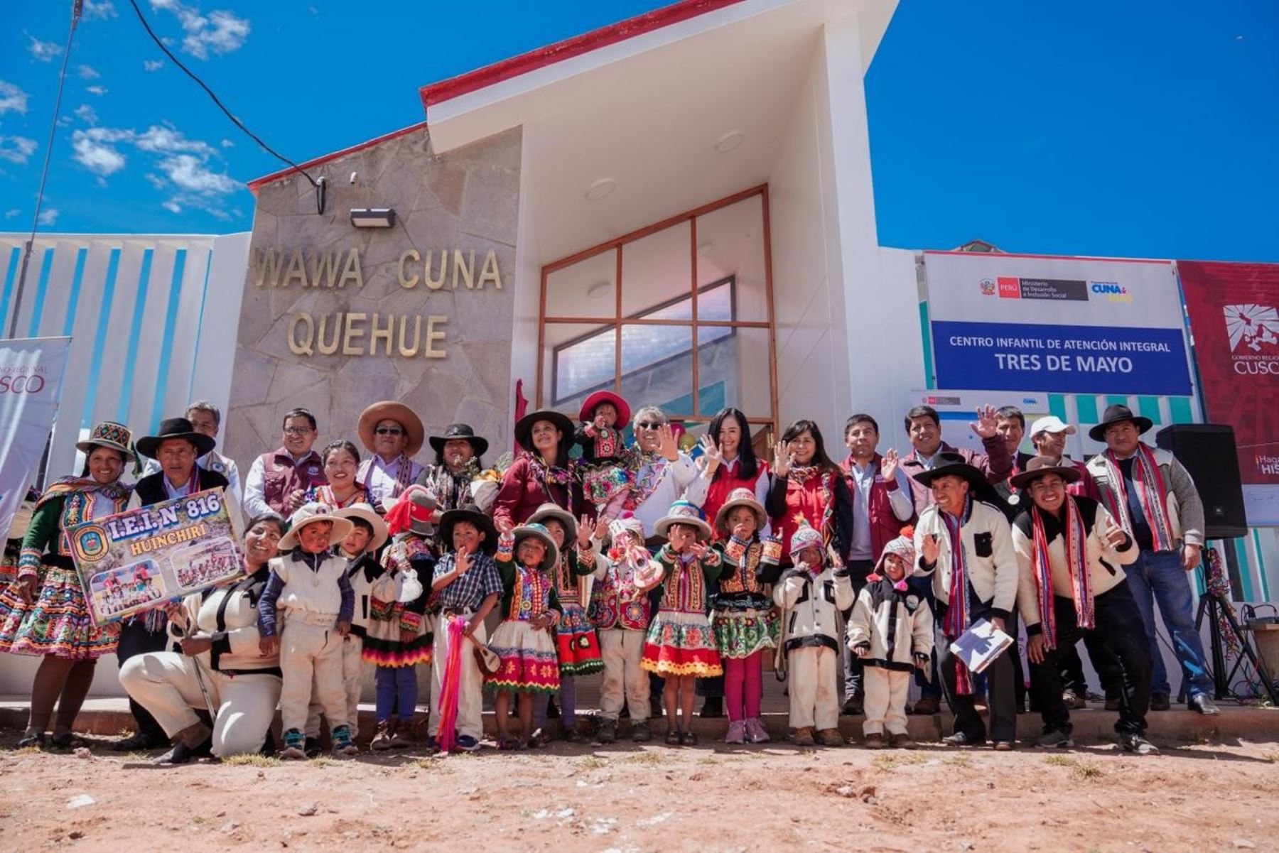 Cusco: Midis inaugura centro infantil de Cuna Más en el distrito de Quehue
