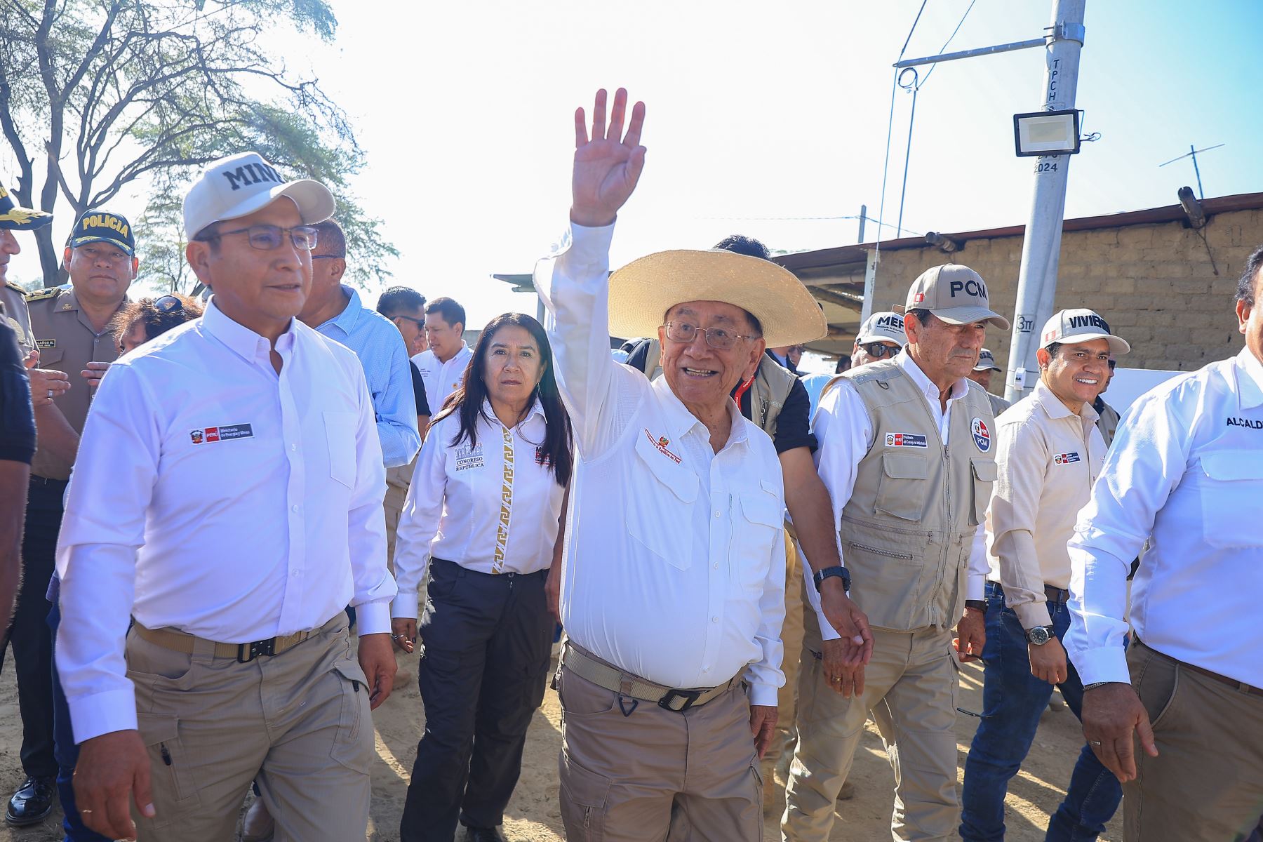 El presidente de la república, José María Balcázar afirmó hoy que la prioridad de su Gobierno es terminar con la brecha en electrificación en los pueblos más olvidados del Perú. Foto: ANDINA/ Prensa Presidencia
