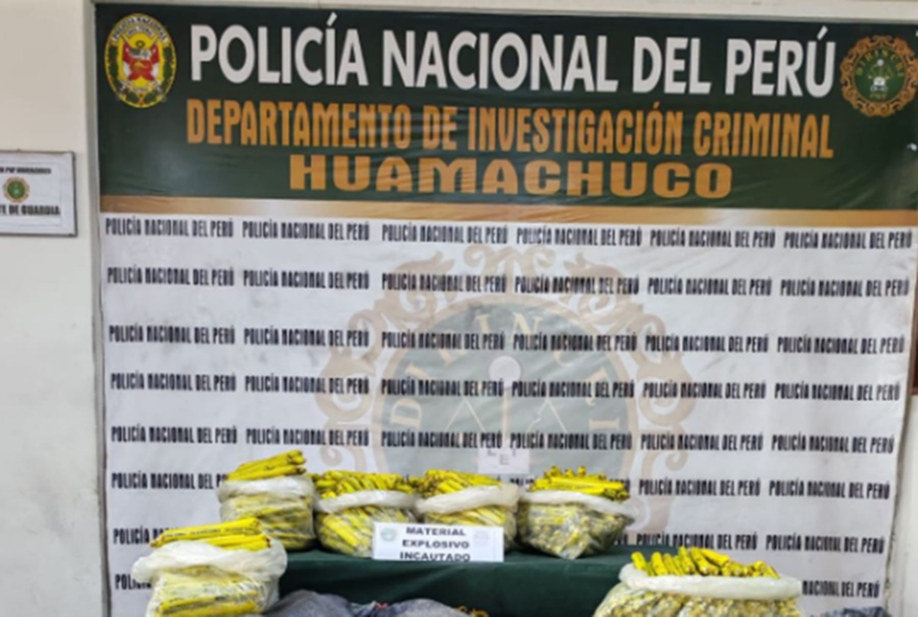 La Libertad: PNP incauta 4,275 explosivos en operativos en distrito de Quiruvilca