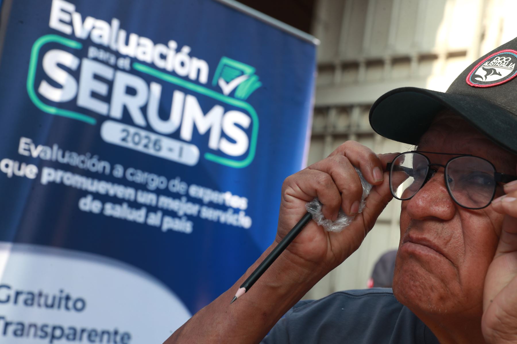 Hoy domingo 19 de abril se desarrolla la evaluación para el Servicio Rural y Urbano Marginal de Salud (Serums) 2026-I. Foto: ANDINA/ Verónica Calderón
