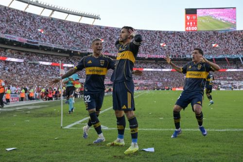 Boca Juniors venció 1-0 a River Plate en el Superclásico del fútbol argentino