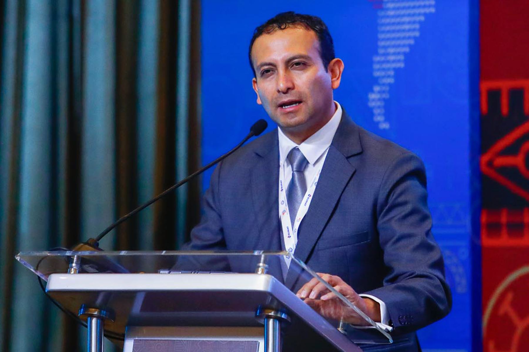 El jefe de la Sunat, Javier Franco Castillo, participó en la XXVIII Conferencia Regional de Directores Generales de Aduanas de las Américas y el Caribe, que se realizó en el hotel Hilton de Miraflores. Foto: ANDINA/Daniel Bracamonte