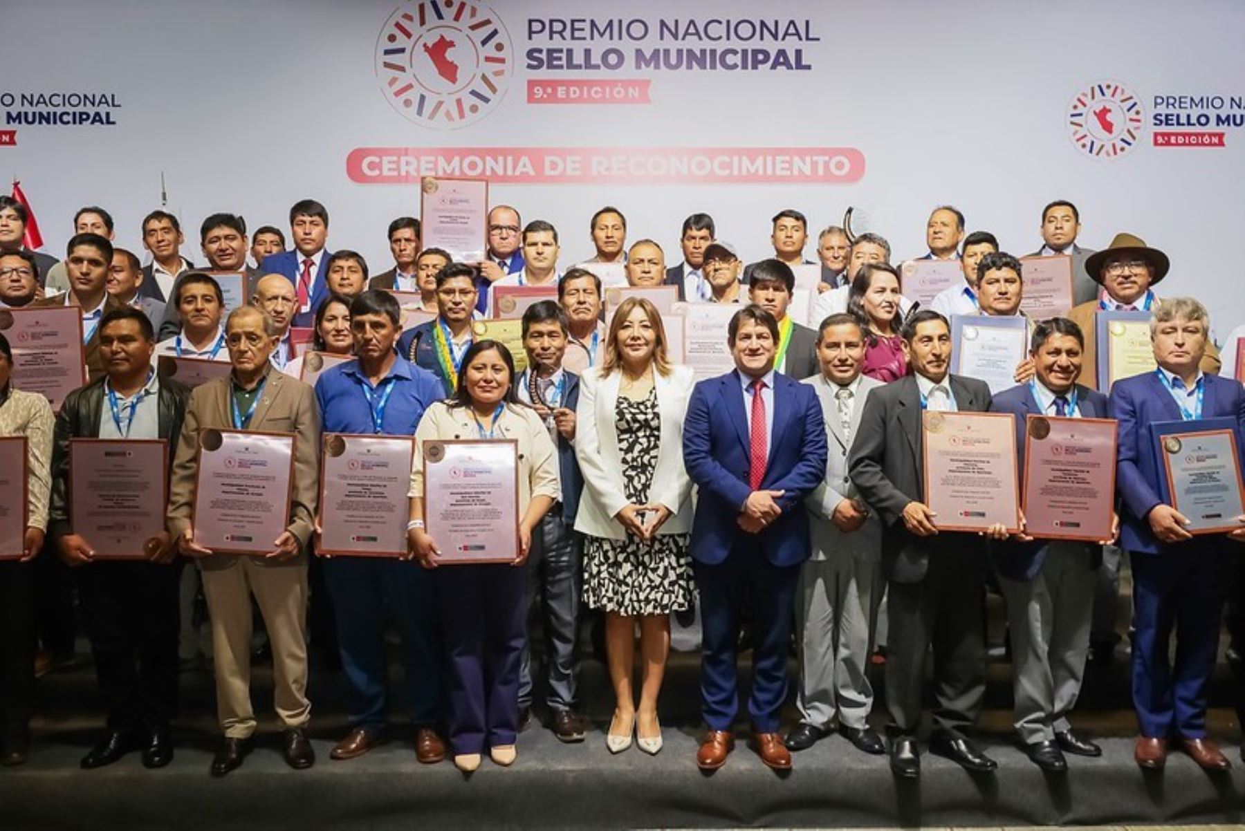 Ceremonia de reconocimiento del Premio Nacional Sello Municipal “Incluir para Crecer-Gestión local para las personas”. Foto: MIDIS/Difusión.