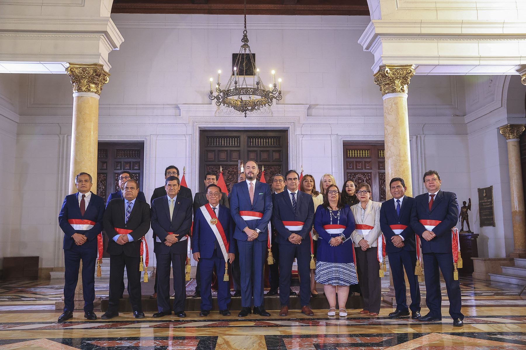 Amadeo Flores Carcagno jura como nuevo ministro de Defensa. Foto: ANDINA/Prensa Presidencia
