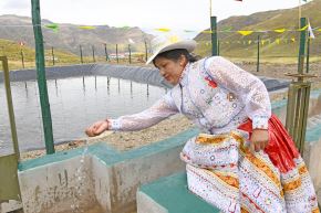 A la fecha, el proyecto Recarga Hídrica tiene un avance del 47.28 %, informó Agro Rural. Foto: AGRO RURAL/Difusión.