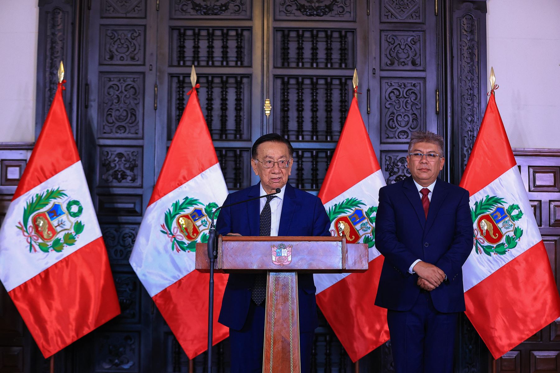Presidente José María Balcázar participa de la ceremonia de Suscripción de Convenios de Cooperación Interinstitucional para la Región Cusco. Foto: ANDINA/Prensa Presidencia