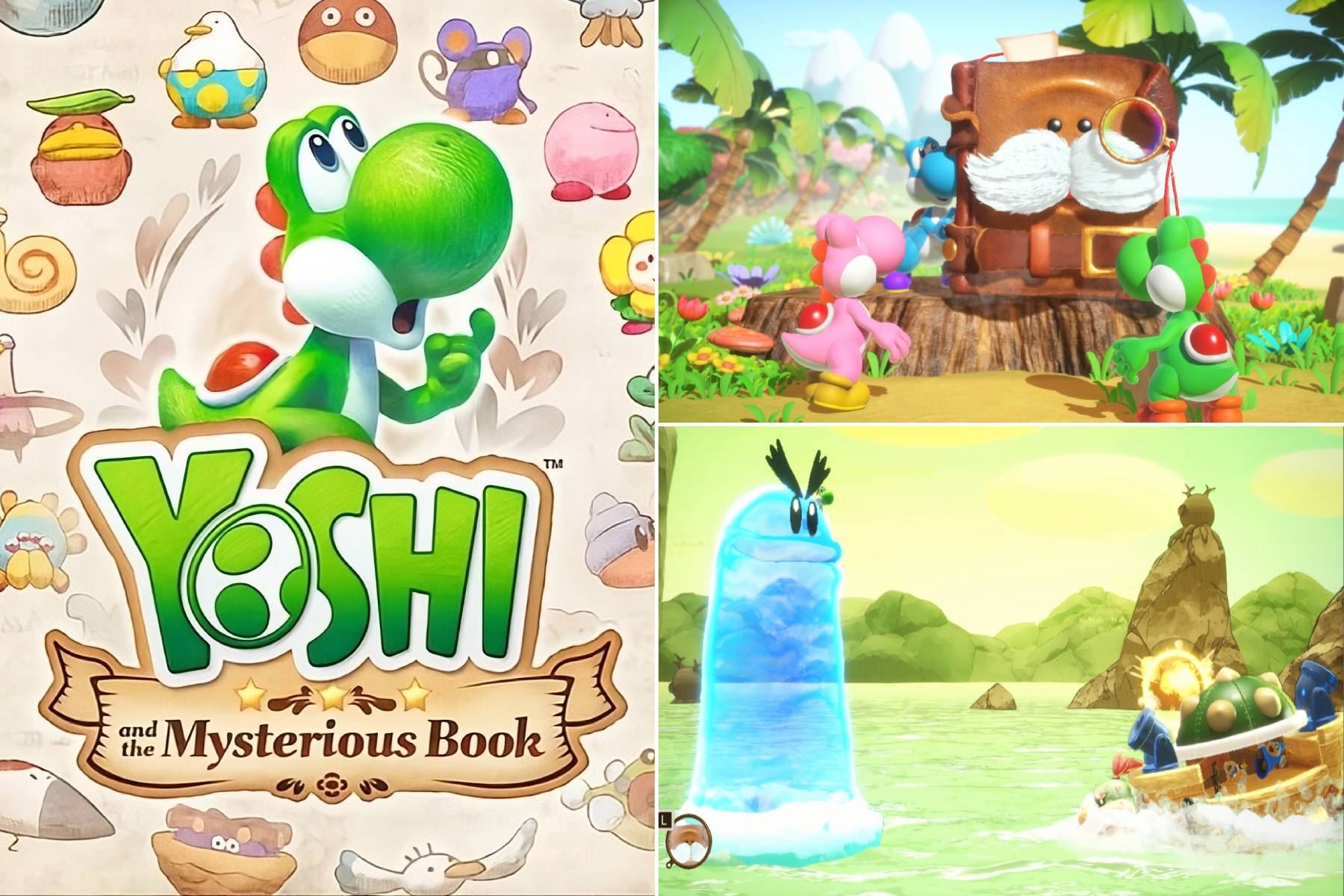 Yoshi and the Mysterious Book: nuevo tráiler detalla mecánicas y exploración en Switch 2