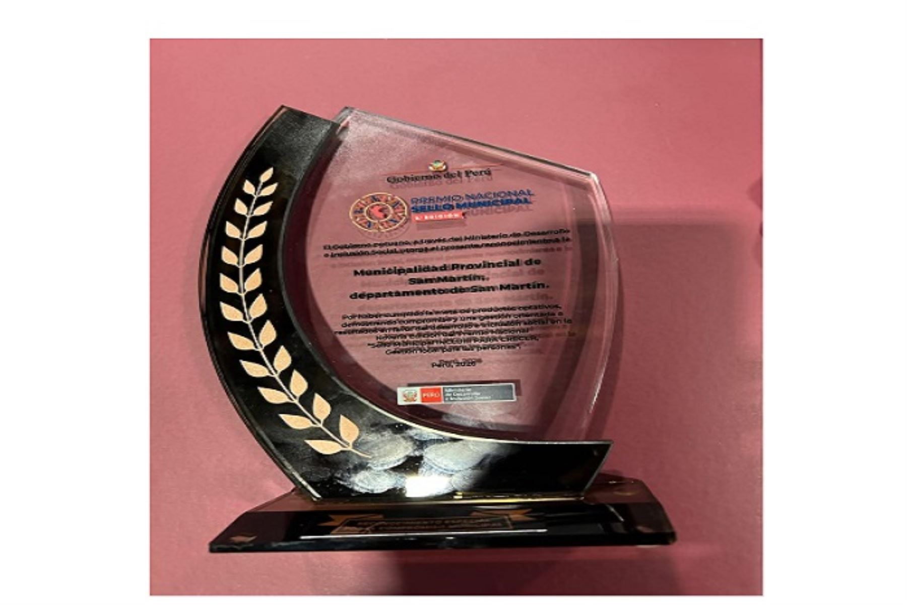 Por cuarto año consecutivo municipio provincia de San Martín recibe Insignia Platinum